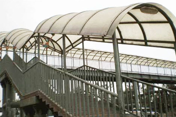 Polycarbonate Multiwall Sheet for Railway Footover Bridge